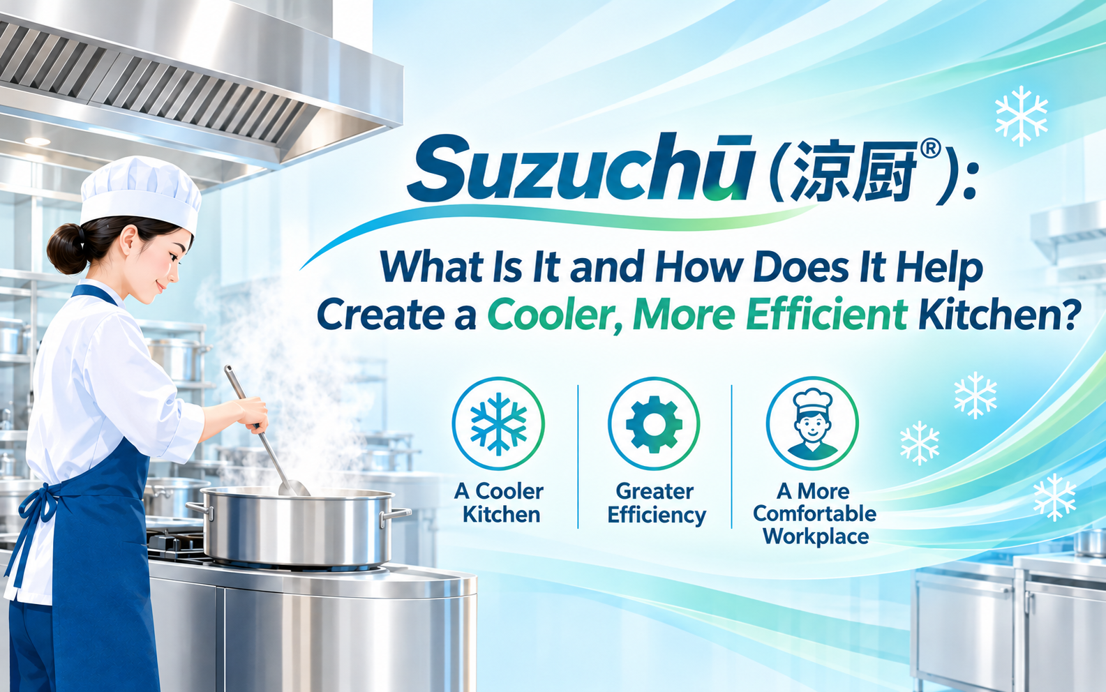 Blog#27: Suzuchū (涼厨®): What is it and how Does it Help Create a Cooler, More Efficient Kitchen?
